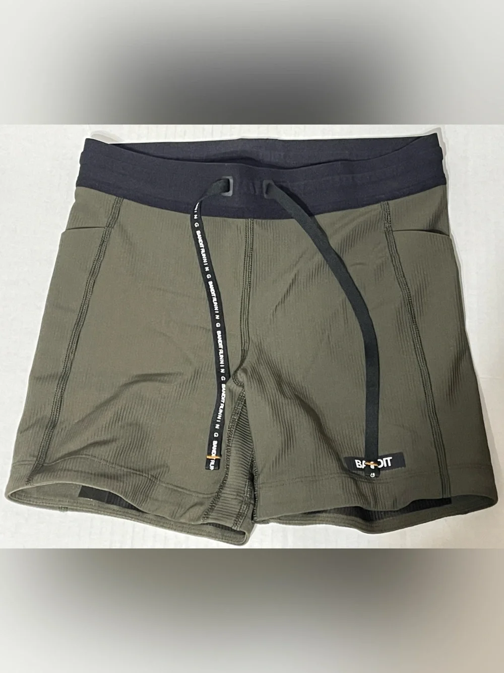 Bandit Running Cadence 5 inch Compression Shorts - Women’s XS - Olive - EUC - Picture 1 of 3